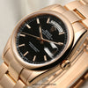 Rolex Day-Date 118205 18K Rose Gold Second Hand Watch Collectors 4