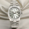 Rolex-Day-Date-118206-Platinum-Ice-Blue-Dial-Diamond-Second-Hand-Watch-Collectors-1