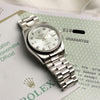 Rolex Day-Date 118206 Platinum Ice Blue Dial Diamond Second Hand Watch Collectors 9