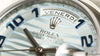 Rolex Day-Date 118206 Platinum Ice Blue Glacier Wave Arabic Numeral Dial Second Hand Watch Collectors 8