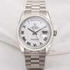Rolex-Day-Date-118209-President-18K-White-gold-Second-Hand-Watch-Collectors-1-1-1