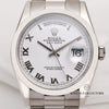 Rolex-Day-Date-118209-President-18K-White-gold-Second-Hand-Watch-Collectors-2