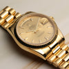 Rolex Day-Date 118238 18K Yellow Gold Champagne Dial Second hand Watch Collectors 4