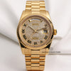 Rolex-Day-Date-118238-18K-Yellow-Gold-Pave-Dial-Second-Hand-Watch-Colelctors-1