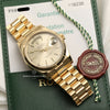 Rolex Day-Date 118238 18K Yellow Gold Second Hand Watch Collectors 12