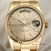 Rolex Day-Date 118238 18K Yellow Gold Second Hand Watch Collectors 2