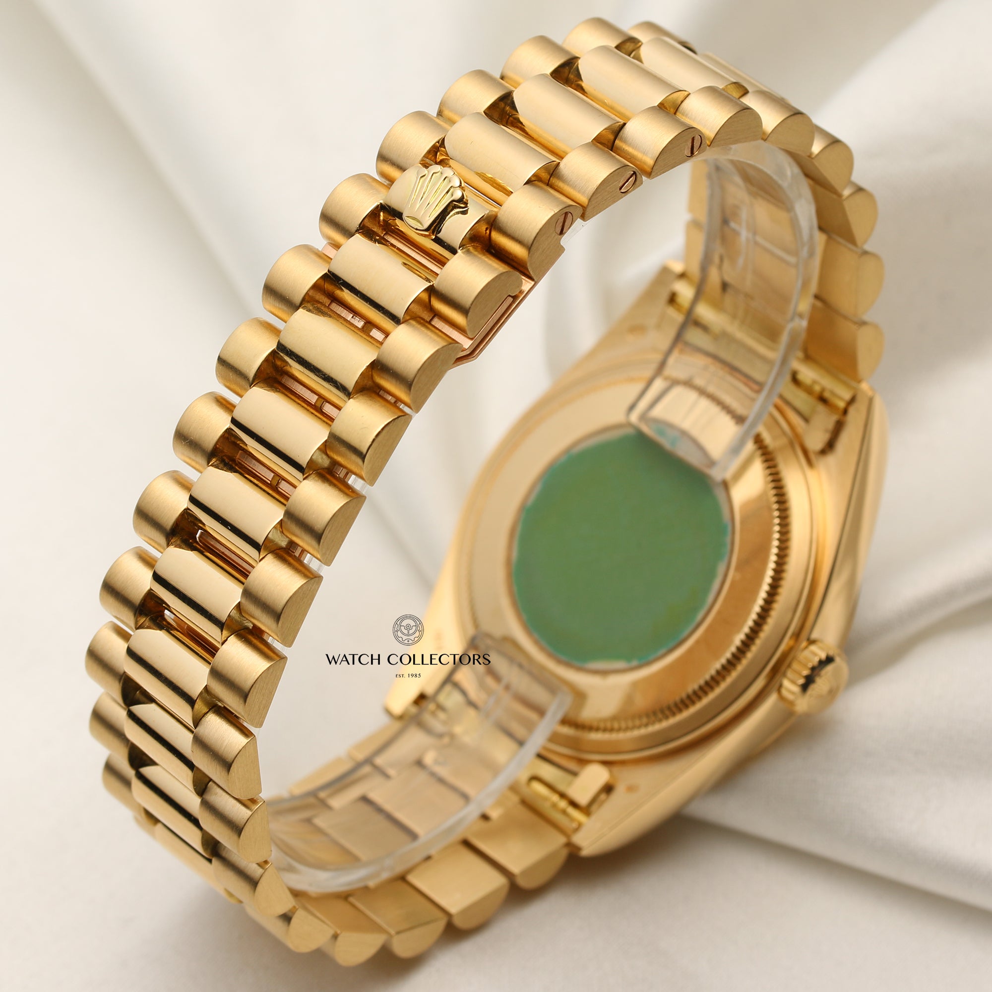 Rolex Day-Date 118238 18K Yellow Gold Second Hand Watch Collectors 7