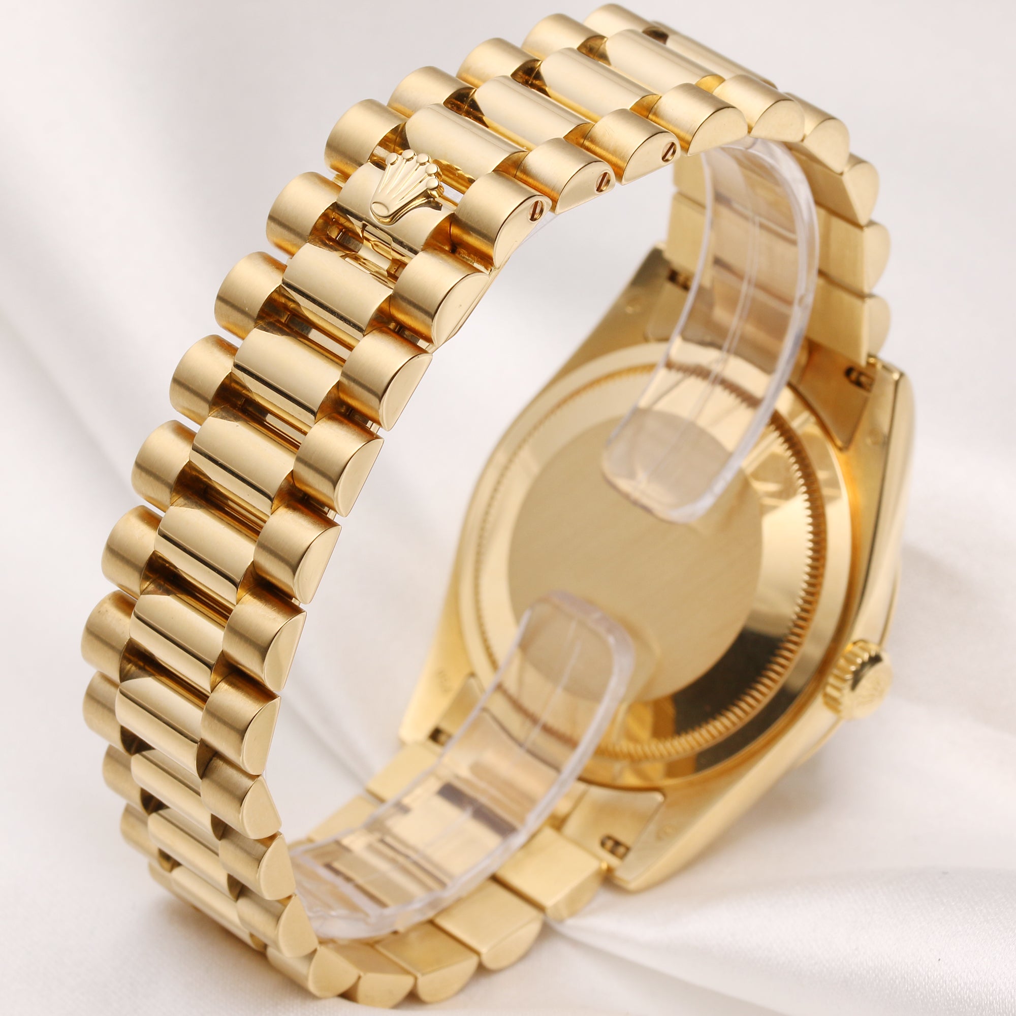 Rolex Day-Date 118238 Champagne Dial 18K Yellow gold Second Hand Watch Collectors 5