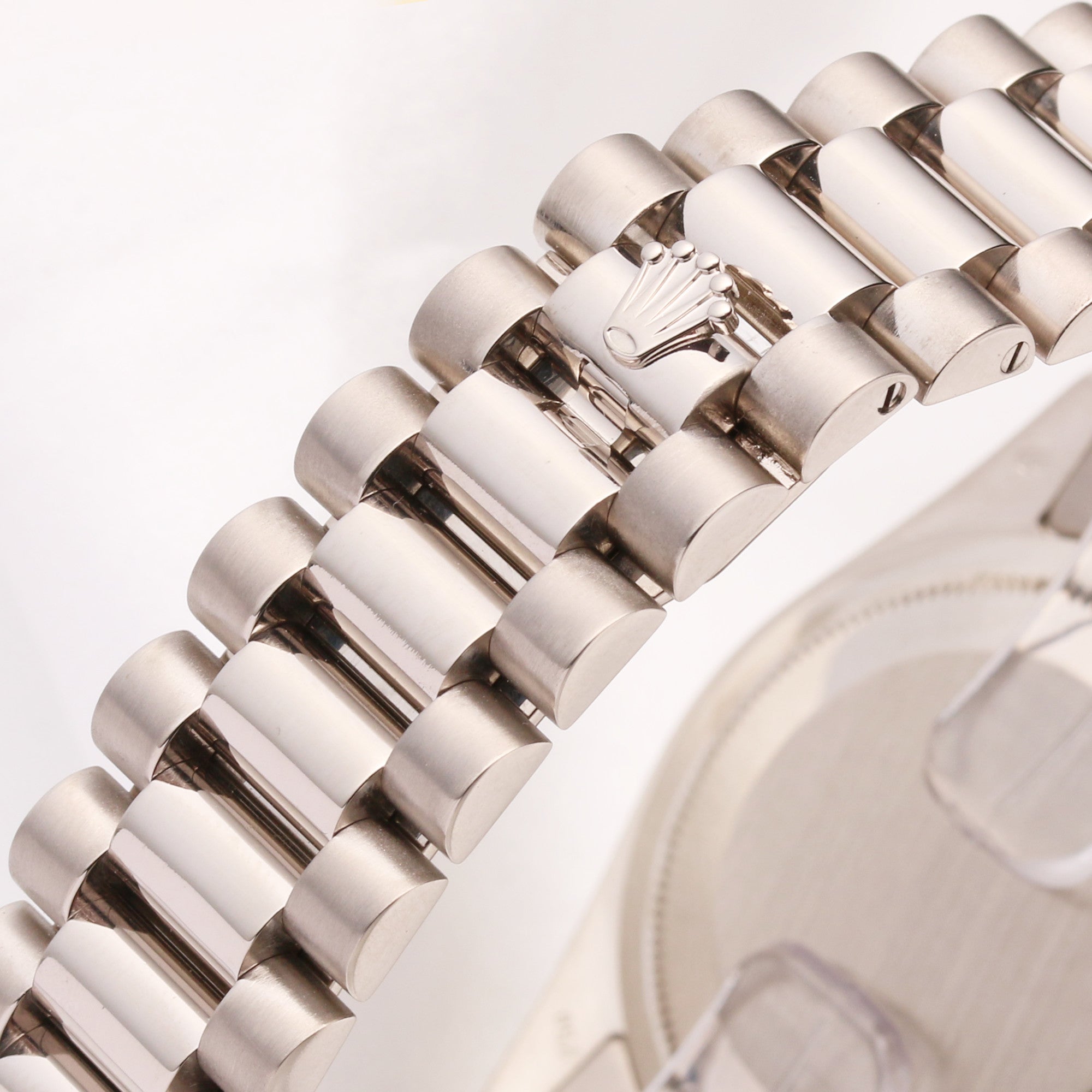 Rolex Day-Date 118239 18K White Gold Second Hand Watch Collectors 6