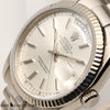 Rolex-Day-Date-118239-18K-White-Gold-Silver-Dial-Second-Hand-Watch-Collectors-4