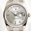 Rolex Day-Date 118239 Diamond 18K White Gold Second Hand Watch Collectors 2