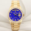 Rolex-Day-Date-118348-Lapis-Lazuli-Diamond-18K-Yellow-Gold-Second-Hand-Watch-Collectors-1