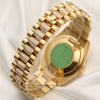 Rolex Day-Date 118398 Princess Cut Diamond Bezel Diamond Bracelet 18K Yellow Gold Second hand Watch Collectors 10
