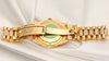 Rolex Day-Date 118398 Princess Cut Diamond Bezel Diamond Bracelet 18K Yellow Gold Second hand Watch Collectors 11