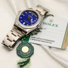 Rolex Day-Date 118399BR Diamond Princess Cut Bezel 18k White Gold Second Hand Watch Collectors 11