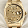 Rolex Day-Date 1803 Caramel Dial 18K Yellow Gold Second Hand Watch Collectors 2