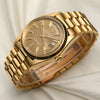 Rolex Day-Date 1803 Caramel Dial 18K Yellow Gold Second Hand Watch Collectors 3