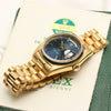 Rolex Day-Date 18038 18K Yellow Gold Second Hand Watch Collectors 10