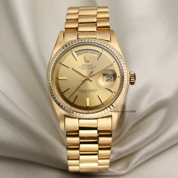 Rolex Day-Date 18038 18K Yellow Gold Second Hand Watch Collectors 1