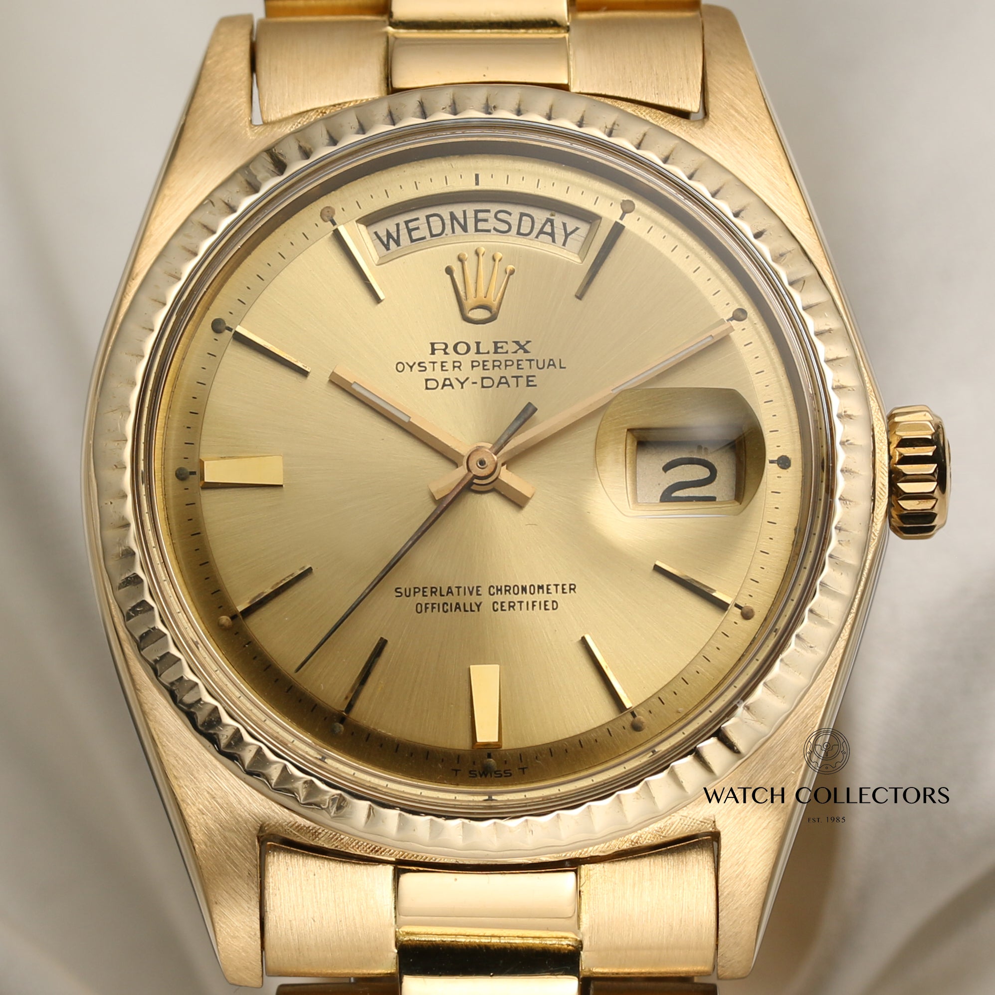 SOLD Rolex Day Date 1803 From 1964 With Pie pan Dial And Jubilee