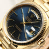 Rolex Day-Date 18038 18K Yellow Gold Second Hand Watch Collectors 4