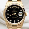 Rolex Day-Date 18078 18K Yellow Gold Second Hand Watch Collectors 2