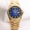 Rolex Day-Date 18078 Degrading Diamond Dial 18K Yellow Gold Second Hand Watch Collectors (1)