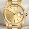 Rolex Day-Date 18238 18K Yellow Gold Champagne Dial Second Hand Watch Collectors 2