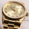 Rolex-Day-Date-18238-18K-Yellow-Gold-Champagne-Dial-Second-Hand-Watch-Collectors-5