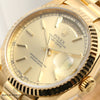 Rolex Day-Date 18238 18K Yellow Gold Second Hand Watch Collectors 4