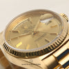Rolex Day-Date 18238 18K Yellow Gold Second Hand Watch Collectors 4