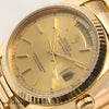 Rolex Day-Date 18238 18K Yellow Gold Second Hand Watch Collectors 6