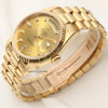 Rolex Day-Date 18238 Champagne Diamond Dial 18K Yellow Gold Second Hand Watch Collectors 3