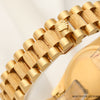 Rolex Day-Date 18248 18K Yellow Gold Champagne Diamond Dial Bark Bezel & Bracelet Second Hand Watch Collectors 11