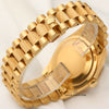 Rolex Day-Date 18248 18K Yellow Gold Champagne Diamond Dial Bark Bezel & Bracelet Second Hand Watch Collectors 8