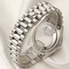 Rolex Day-Date 18346 Platinum Diamond Bezel Silver Diamond Dial Second Hand Watch Collectors 8