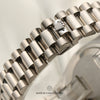 Rolex Day-Date 18389 18K White Gold Diamond Dial Bezel Shoulders Second Hand Watch Collectors 9
