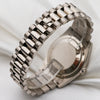 Rolex Day-Date 18K White Gold Black MOP Diamond Second Hand Watch Collectors 8