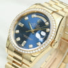 Rolex Day-Date 18K Yellow Gold Diamond Second Hand Watch Collectors 4-2