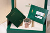 Rolex Day-Date 228235 18K Rose Gold Olive Green Dial Second Hand Watch Collectors 9