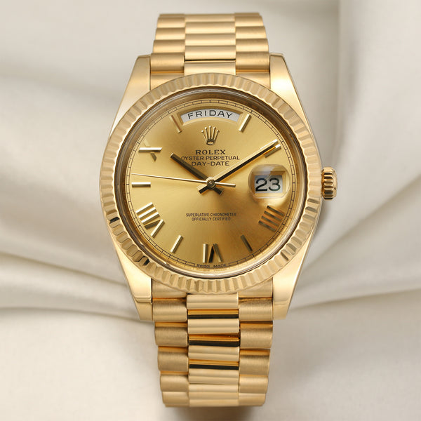 Rolex Day-Date 41 228238 18K Yellow Gold Second Hand Watch Collectors 1