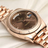 Rolex Day-Date II 218235 18K Rose Gold Chocolate Dial Second Hand Watch Collectors 5