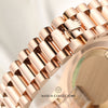 Rolex Day-Date II 218235 18K Rose Gold Chocolate Dial Second Hand Watch Collectors 9
