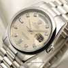 Rolex Day-Date Platinum Diamond Dial Second Hand Watch Collectors 4