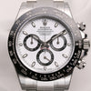 Rolex Daytona 116500LN Ceramic Bezel White Dial Stainless Steel Second Hand Watch Collectors 2