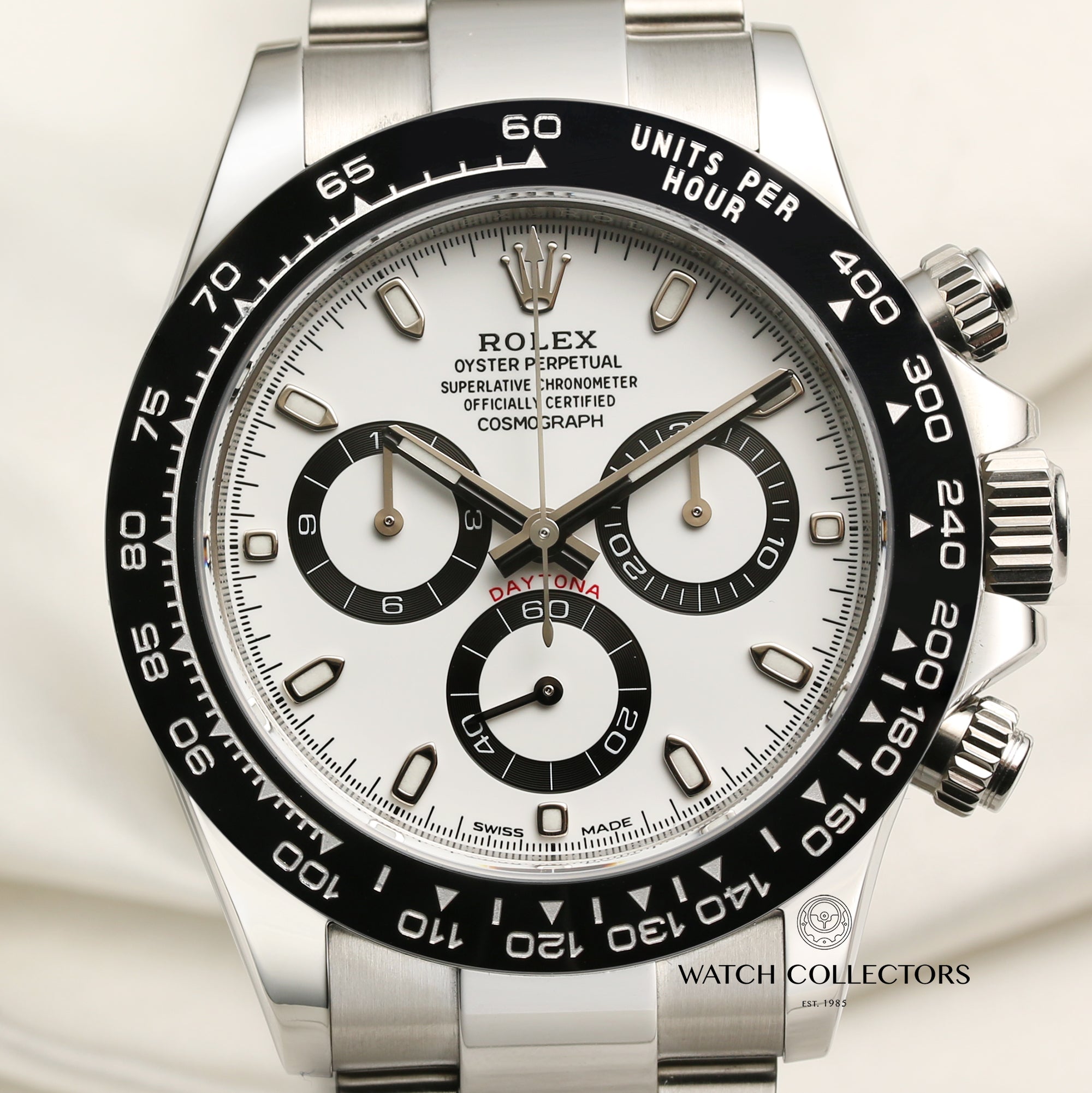 Rolex Daytona 116500LN Stainless Steel White Dial Ceramic Second Hand Watch Collectors 2