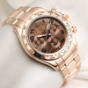 Rolex Daytona 116505 18K Rose Gold Chocolate Dial Second Hand Watch Collectors 5