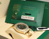Rolex Daytona 116508 18K Yellow Gold Green Dial Second Hand Watch Collectors 10