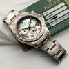 Rolex Daytona 116509 18K White Gold Black MOP Dial Second Hand Watch Collectors 12