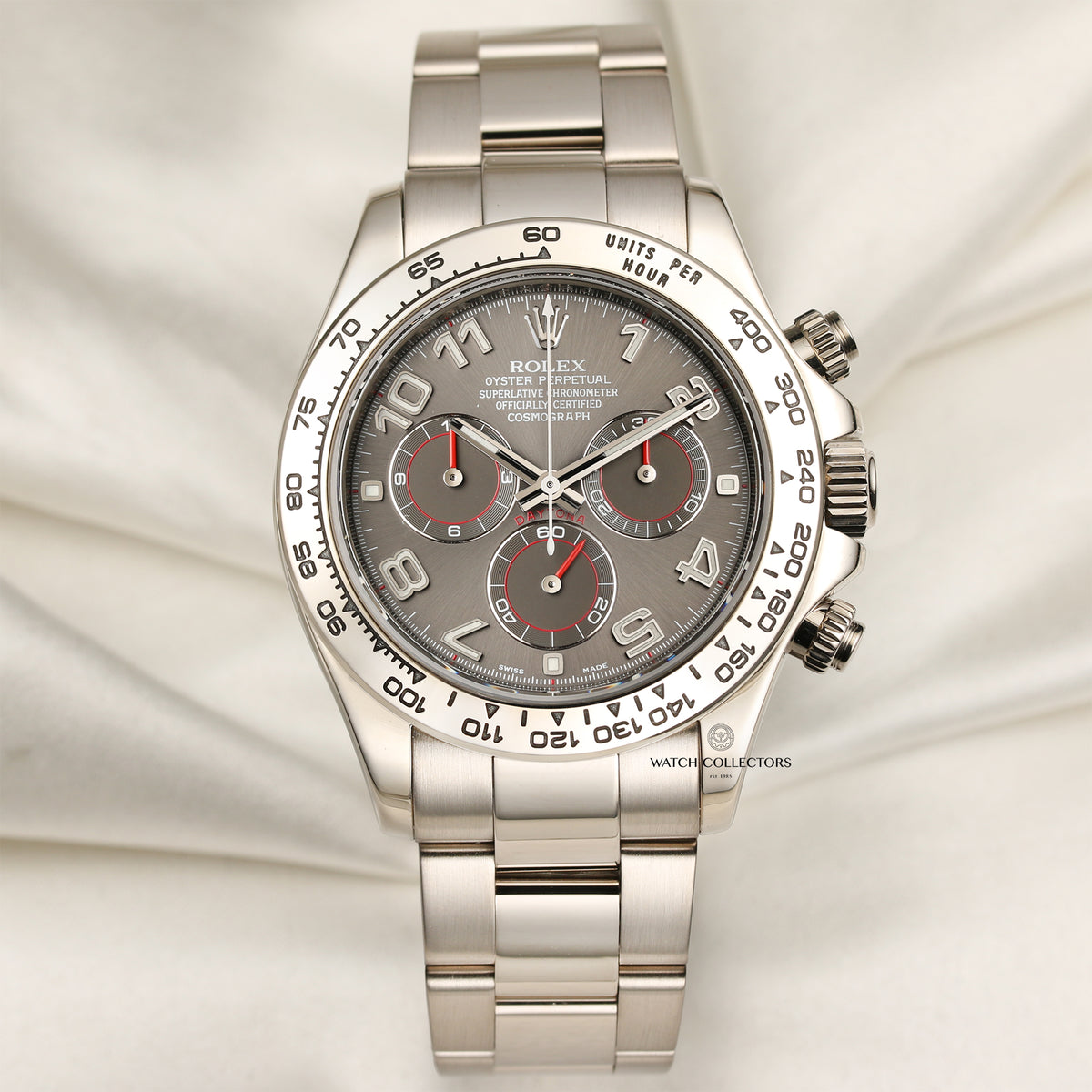 116509 Racing Rolex Daytona 116509 18k White Gold Racing Dial
